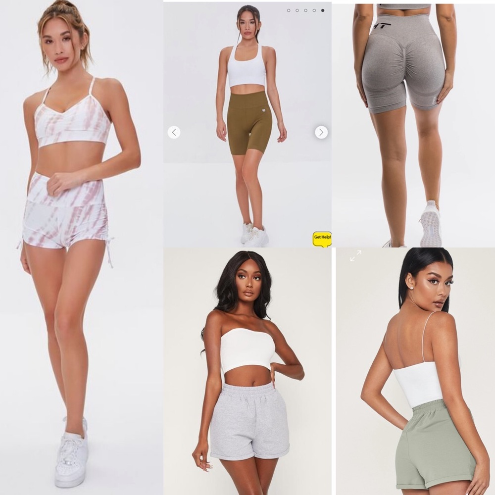 MESHKI forever21 Active short bundle